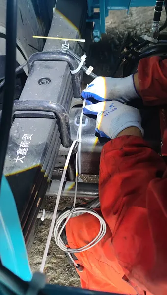 GX-6 unit and CAN harness before mounting